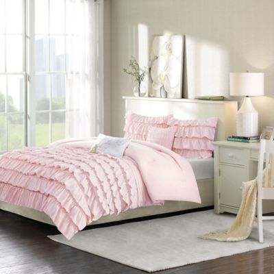 girls pink comforter set