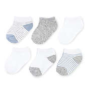 On The Goldbug&trade; 6-Pack Ankle Socks in Blue