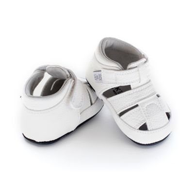 white casual sandals