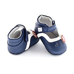 Jack & Lily™ Faux Leather Teardrop Flower Casual Shoe in Blue