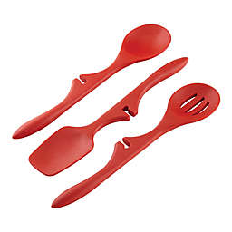 Rachael Ray™ 3-Piece Lazy Tools™ Spoon and Spoonula Set in Red