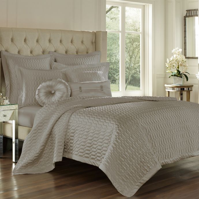 J Queen New York Satinique Coverlet Bed Bath Beyond