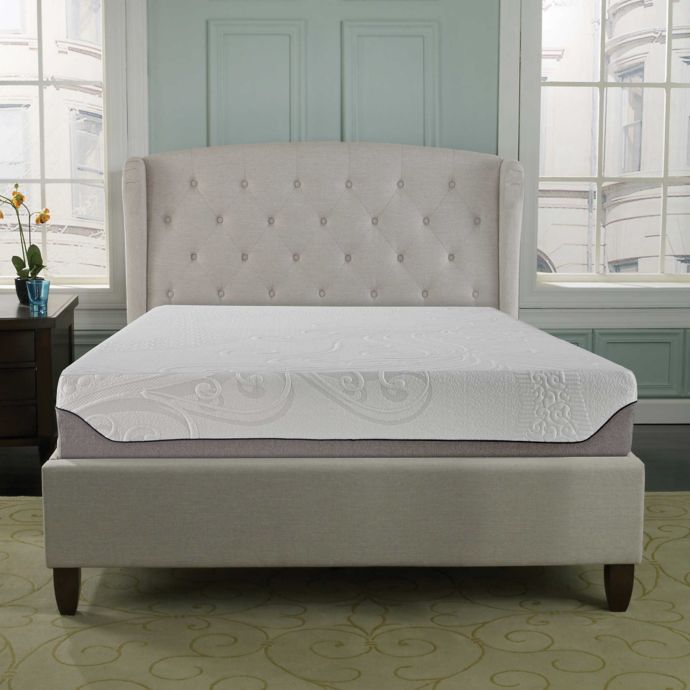 E-Rest 12-Inch Cool AirFlow Gel Memory Foam Mattress with ...