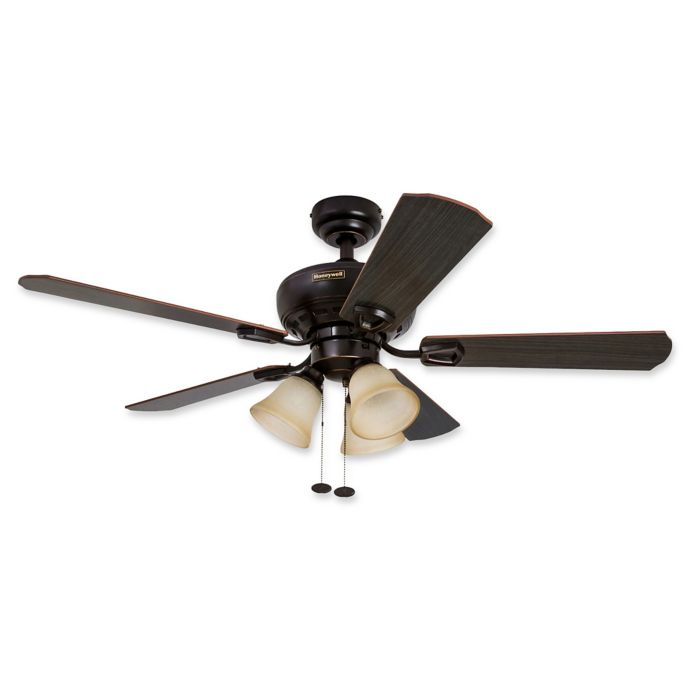 Honeywell Springhill 44-Inch 3-Light Indoor Ceiling Fan ...