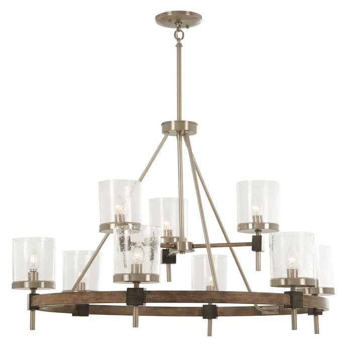 Minka Lavery Bridlewood Chandelier in Grey | Bed Bath & Beyond