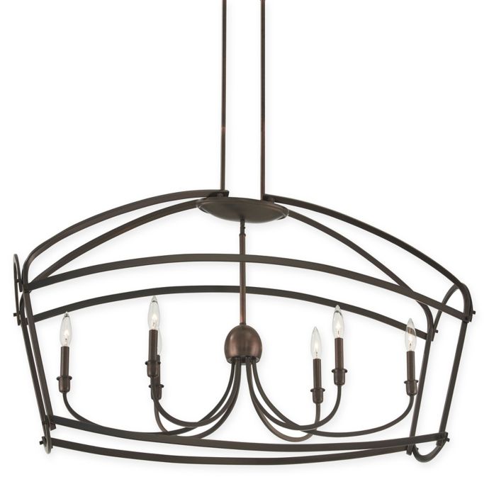 Minka Lavery Jupiter Canopy Island 6 Light Pendant Light Bed
