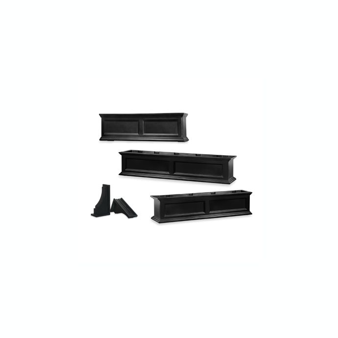 Mayne Fairfield Window Box in Black | Bed Bath and Beyond ...