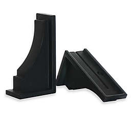 Mayne Fairfield Window Box Decorative Supports in Black (Set of 2)