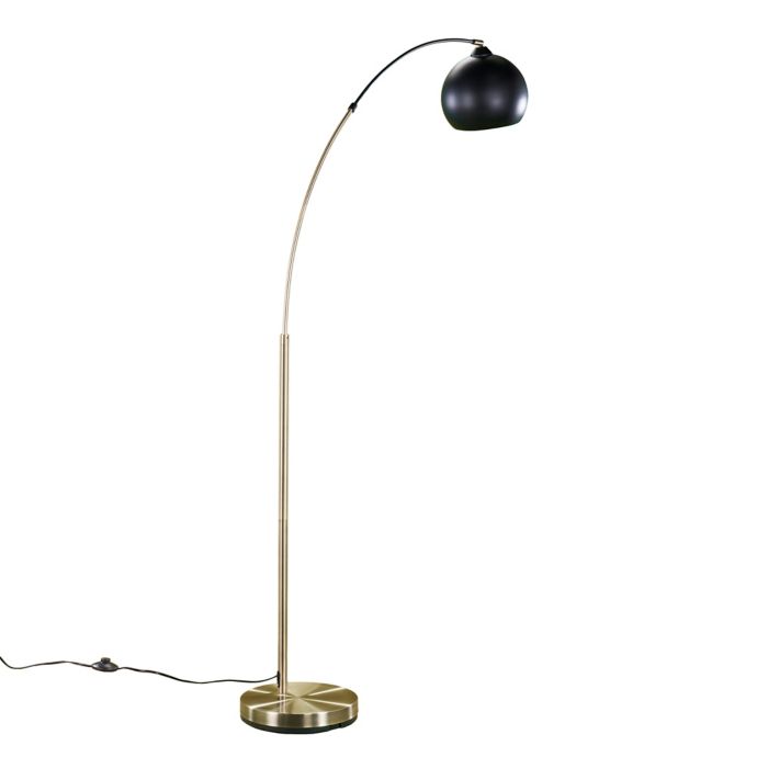 Southern Enterprises Raleigh Arc Floor Lamp In Black Bed Bath