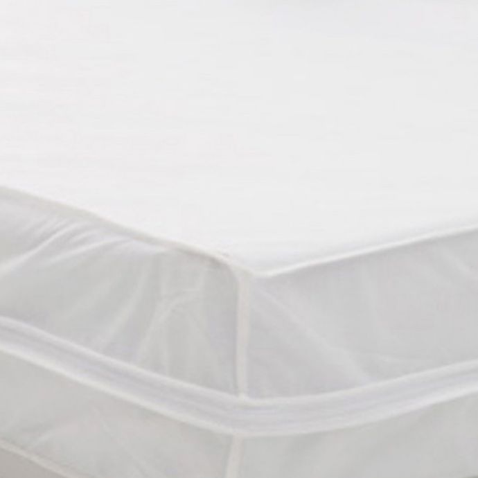 Everfresh Water Resistant Bed Protector Set in White Bed Bath and Beyond Canada