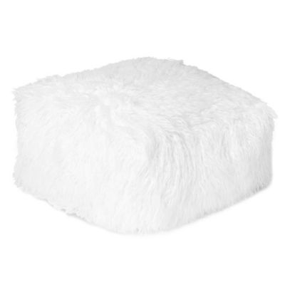 Mongolian Faux Fur Floor Cushion | Bed 