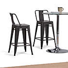 Alternate image 1 for Simpli Home Rayne 24&quot; Metal Counter Height Stools (Set of 2)