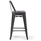 Alternate image 2 for Simpli Home Rayne 24&quot; Metal Counter Height Stools (Set of 2)