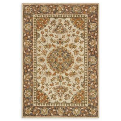 Loloi Rugs Victoria Handcrafted Rug in Ivory/Charcoal