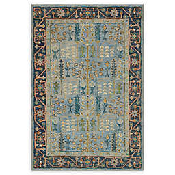 Loloi Rugs Victoria Handcrafted Rug in Light Blue/Dark Blue