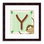 Alternate image 0 for Monogram Monkey Initial "Y" Wall Art