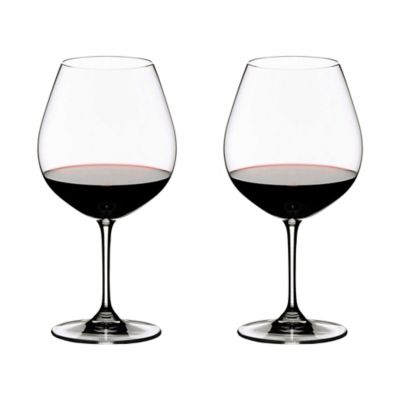 Pair of 16oz Red Wine Burgundy Glasses New by Pier 1 USA 