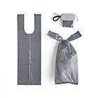 Alternate image 3 for Oh Baby Bags Clip-On Mini Stripes Wet Bag Dispenser in Grey/White