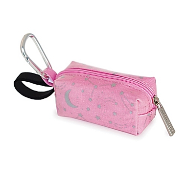 Oh Baby Bags Clip-On Stars Wet Bag Dispenser in Pink. View a larger version of this product image.