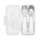 Alternate image 2 for OXO Tot&reg; On the Go Fork and Spoon Set with Travel Case in Teal