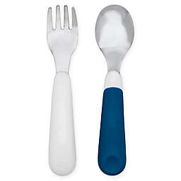 OXO Tot® On the Go Fork and Spoon Set with Travel Case in Navy