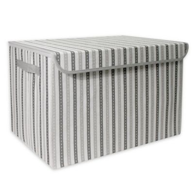 grey toy chest