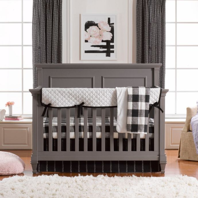 Liz and Roo Black and White Mix and Match 3-Piece Crib ...