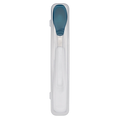 OXO Tot&reg; On-the-Go Feeding Spoon in Navy. View a larger version of this product image.