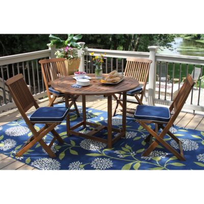 eucalyptus folding table and chairs