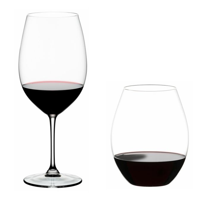 Riedel Vinum Xl Red Wine Glass And O Syrah Shira Stemless Glass