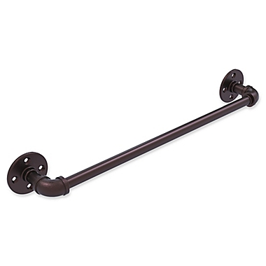 Allied Brass Pipeline Collection 30-Inch Towel Bar in Antique Bronze. View a larger version of this product image.