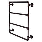 Alternate image 0 for Allied Brass Pipeline Collection 24-Inch Wall Mounted Ladder Towel Bar in Antique Bronze
