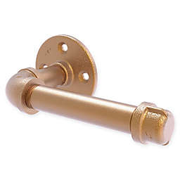 Allied Brass Pipeline Collection European Style Toilet Paper Holder in Brushed Bronze