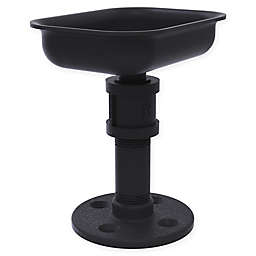 Allied Brass Pipeline Collection Vanity Top Soap Dish in Matte Black