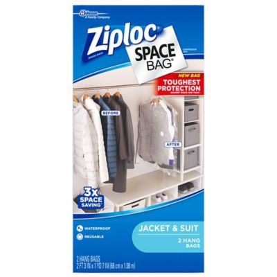 ziploc hanging suit bag