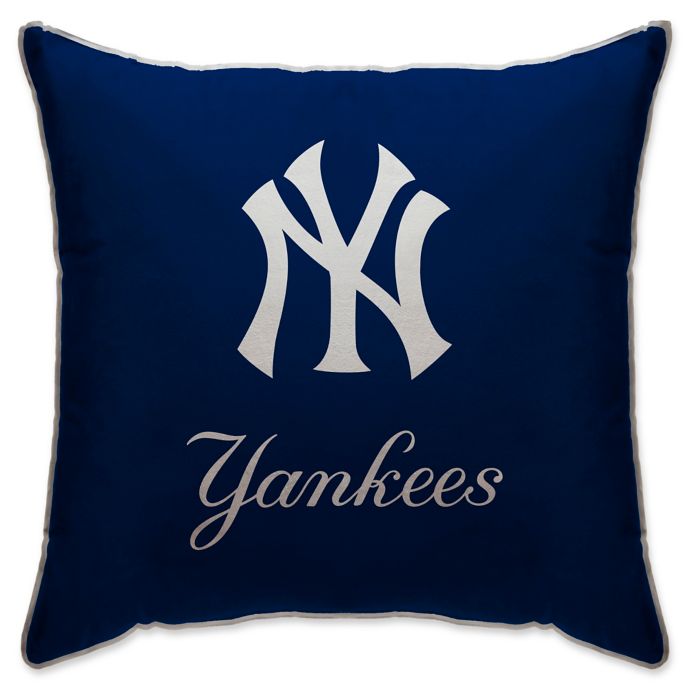 Mlb New York Yankees Logo Throw Pillow Bed Bath Beyond
