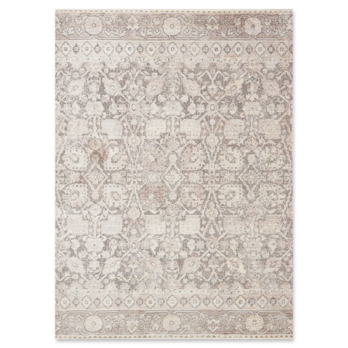 Magnolia Home by Joanna Gaines Ophelia Loomed Area Rug in Grey/Taupe
