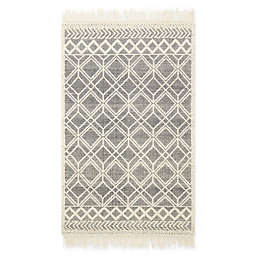 Magnolia Home by Joanna Gaines Holloway 2'3 x 3'9 Accent Rug in Black/Ivory