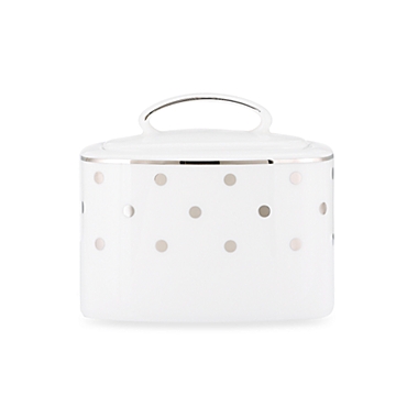 kate spade new york Larabee Road&trade; Platinum Covered Sugar Bowl. View a larger version of this product image.