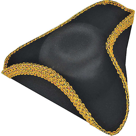 Alternate image 1 for Deluxe Colonia Tricorn One-Size Adult Halloween Hat