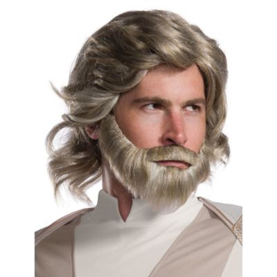 Must Have Rubies Costumes Star Wars Episode Viii Luke Skywalker Wig And Beard Set From Star Wars Fandom Shop - wigs roblox