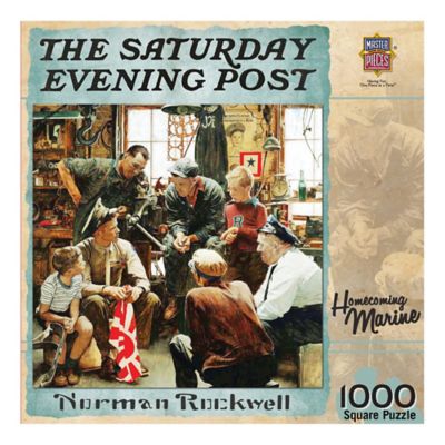 Masterpieces Puzzles Saturday Evening Post 1000-Piece Homecoming Marine Jigsaw Puzzle