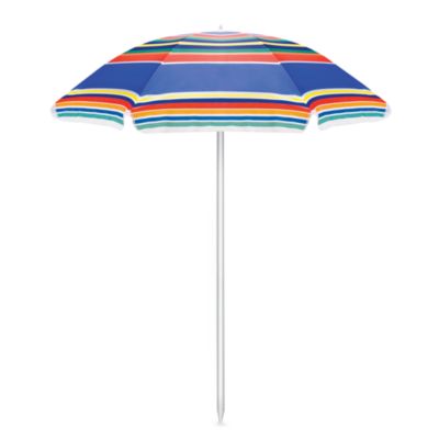 Picnic Time&reg; Portable Umbrella in Stripes