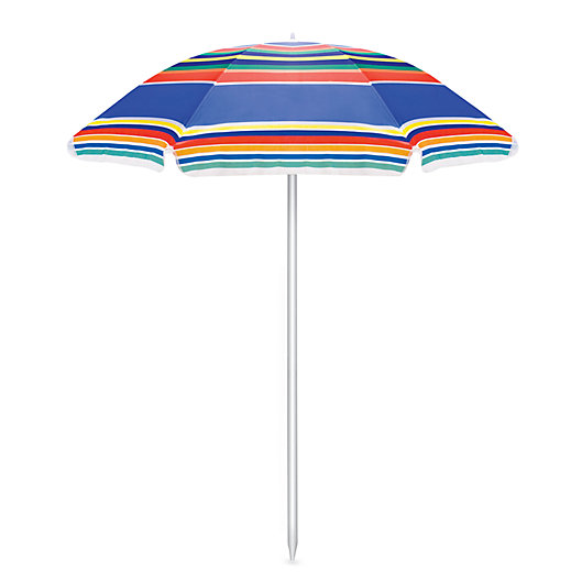 Alternate image 1 for Picnic Time® Portable Umbrella in Stripes