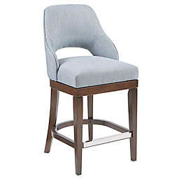 Madison Park™ Upholstered Barstool in Blue