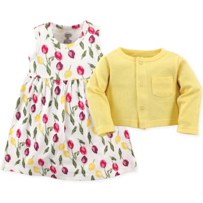 baby dress with cardigan