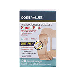 Core Values™ 20-Count Smart Flex Bandages