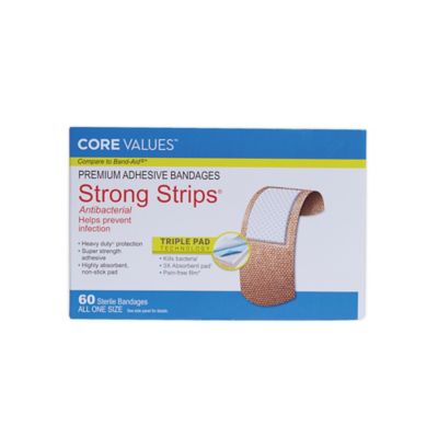 Core Values&trade; 60-Count Strong Strips&reg; Bandages