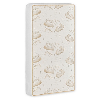 Dream On Me Breathable 2-Sided Mini/Portable Crib Foam Mattress in White. View a larger version of this product image.