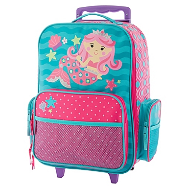 Stephen Joseph&reg; Mermaid Classic Rolling Luggage in Pink/Blue. View a larger version of this product image.